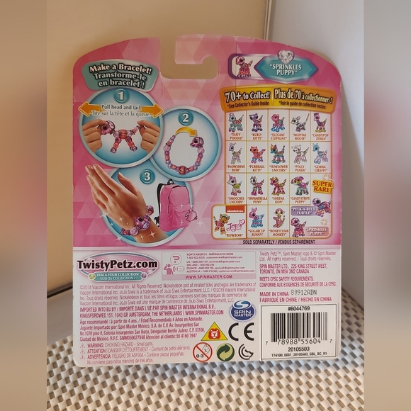 Twisty Petz Series 1 Bracelet Sprinkles Puppy  Spin Master Authentic